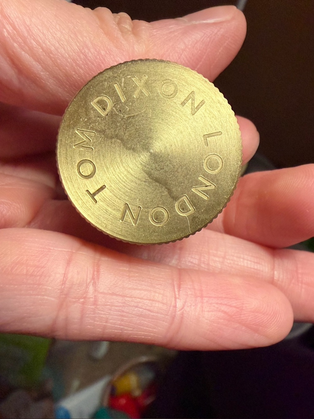Tom Dixon Brass/ Tom Dixon Cog Keyring Pod